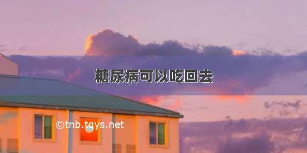 糖尿病可以吃回去