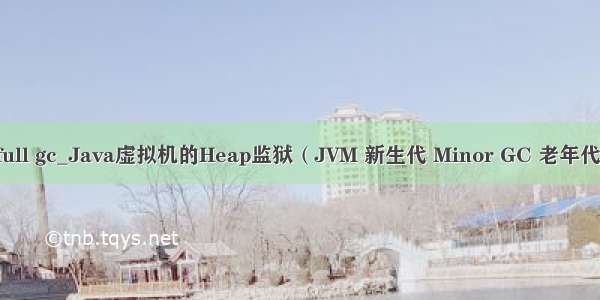 Java老年代 full gc_Java虚拟机的Heap监狱（JVM 新生代 Minor GC 老年代 Full GC）...