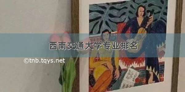 西南交通大学专业排名