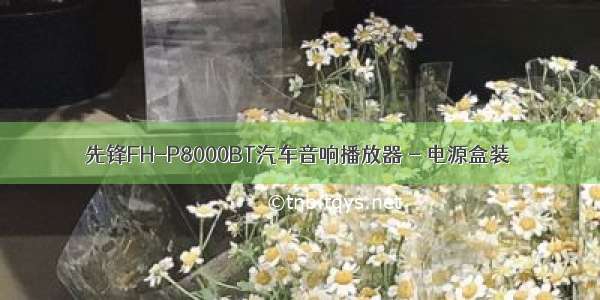 先锋FH-P8000BT汽车音响播放器 - 电源盒装