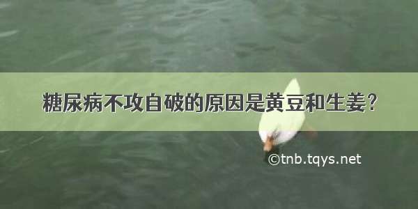 糖尿病不攻自破的原因是黄豆和生姜？