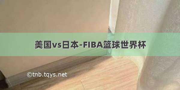 美国vs日本-FIBA篮球世界杯