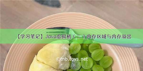 【学习笔记】Java虚拟机（二）内存区域与内存溢出