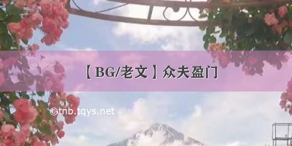 【BG/老文】众夫盈门