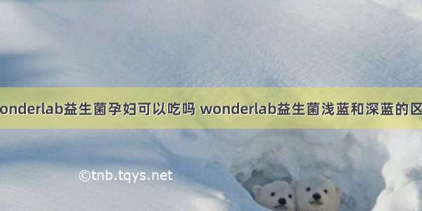 wonderlab益生菌孕妇可以吃吗 wonderlab益生菌浅蓝和深蓝的区别