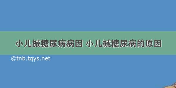 小儿槭糖尿病病因 小儿槭糖尿病的原因