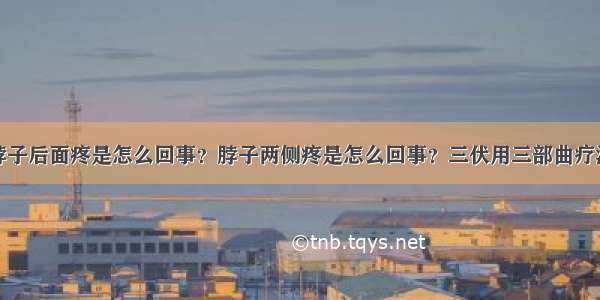 脖子后面疼是怎么回事？脖子两侧疼是怎么回事？三伏用三部曲疗法