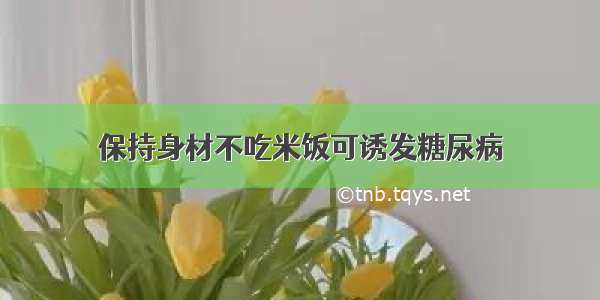 保持身材不吃米饭可诱发糖尿病