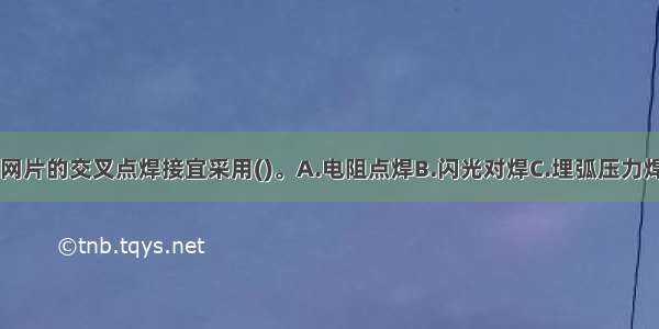 钢筋骨架和钢筋网片的交叉点焊接宜采用()。A.电阻点焊B.闪光对焊C.埋弧压力焊D.电弧焊ABCD