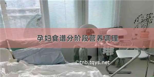 孕妇食谱分阶段营养调理