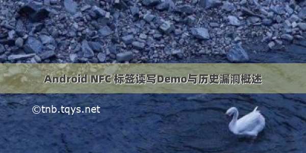 Android NFC 标签读写Demo与历史漏洞概述