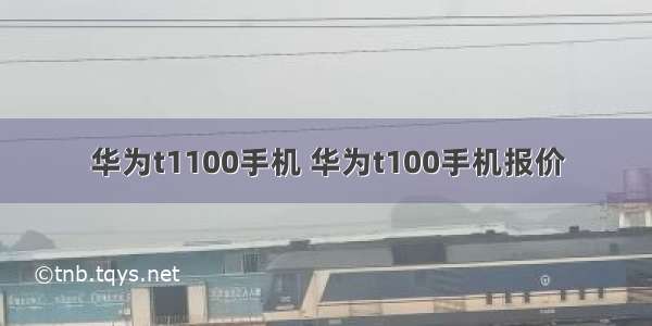 华为t1100手机 华为t100手机报价