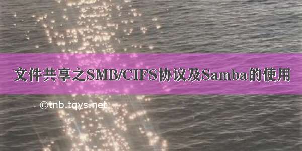 文件共享之SMB/CIFS协议及Samba的使用