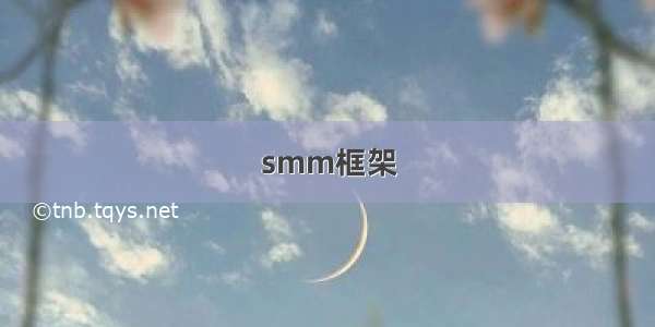 smm框架