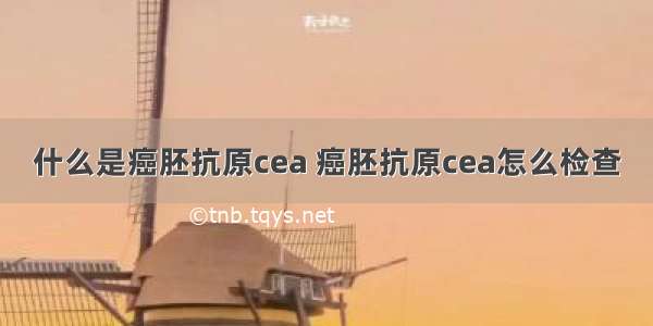 什么是癌胚抗原cea 癌胚抗原cea怎么检查