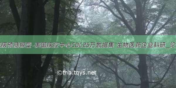 机器学习糖尿病预测模型-美国疾控中心CDC25万数据集 生物医药企业科研_论文作业_专利