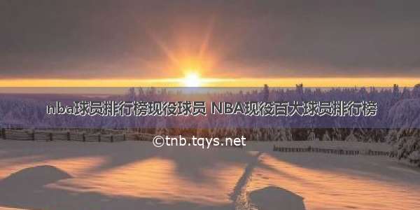 nba球员排行榜现役球员 NBA现役百大球员排行榜