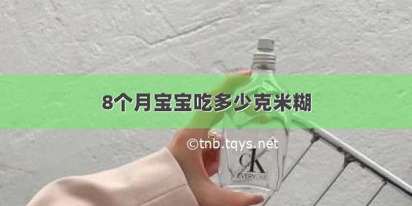 8个月宝宝吃多少克米糊