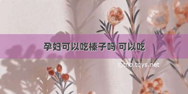 孕妇可以吃榛子吗 可以吃