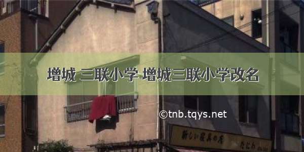 增城 三联小学 增城三联小学改名