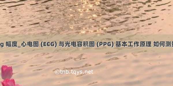 ecg 幅度_心电图 (ECG) 与光电容积图 (PPG) 基本工作原理 如何测量？