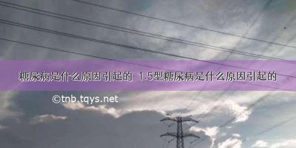 糖尿病是什么原因引起的  1.5型糖尿病是什么原因引起的