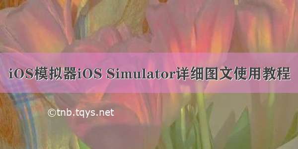 iOS模拟器iOS Simulator详细图文使用教程