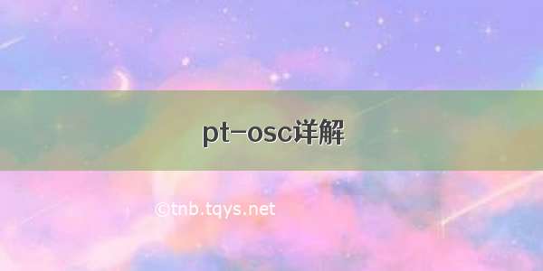 pt-osc详解