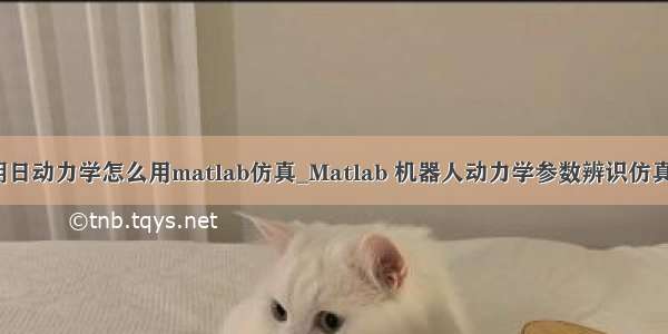 机械臂拉格朗日动力学怎么用matlab仿真_Matlab 机器人动力学参数辨识仿真（1）单摆的