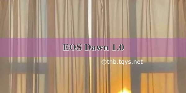 EOS Dawn 1.0