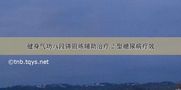 健身气功八段锦锻炼辅助治疗 2 型糖尿病疗效