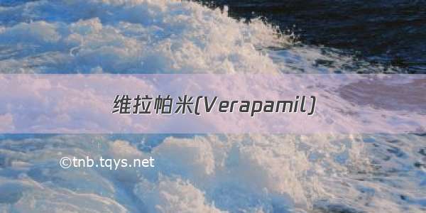 维拉帕米(Verapamil)