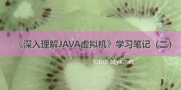 《深入理解JAVA虚拟机》学习笔记（二）