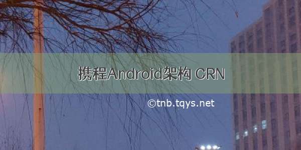 携程Android架构 CRN