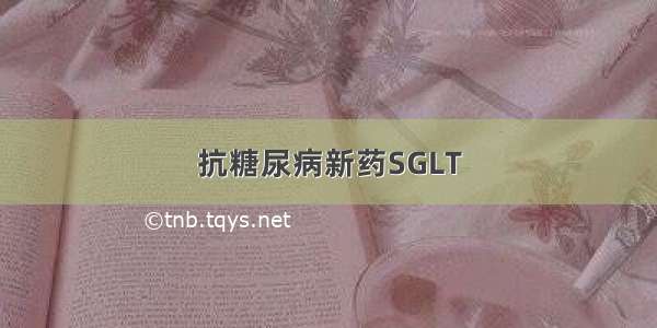 抗糖尿病新药SGLT