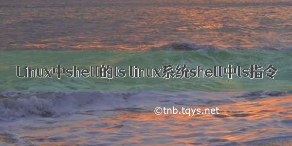 Linux中shell的ls linux系统shell中ls指令