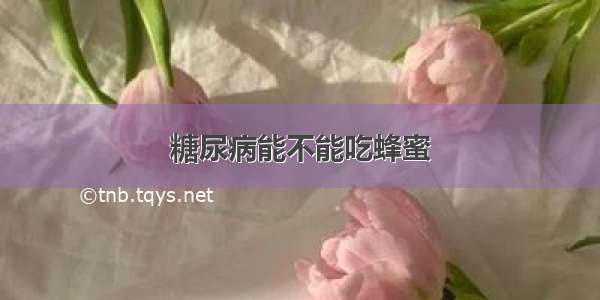 糖尿病能不能吃蜂蜜