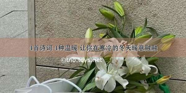 4首诗词 4种温暖 让你在寒冷的冬天暖意融融