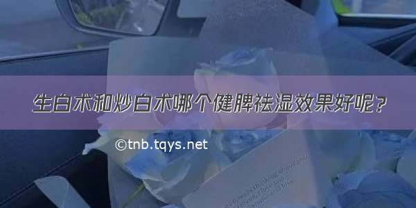 生白术和炒白术哪个健脾祛湿效果好呢？