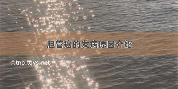 胆管癌的发病原因介绍