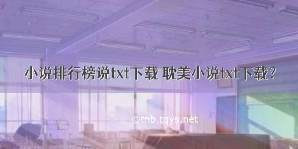 小说排行榜说txt下载 耽美小说txt下载？