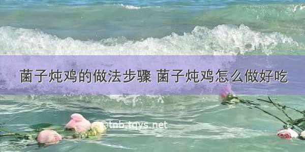 菌子炖鸡的做法步骤 菌子炖鸡怎么做好吃