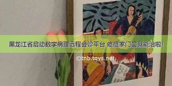 黑龙江省启动数字病理远程会诊平台 癌症家门口就能治啦！