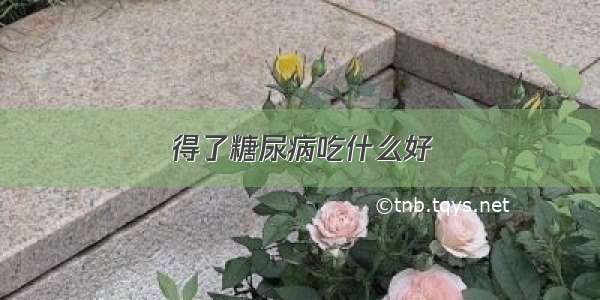 得了糖尿病吃什么好