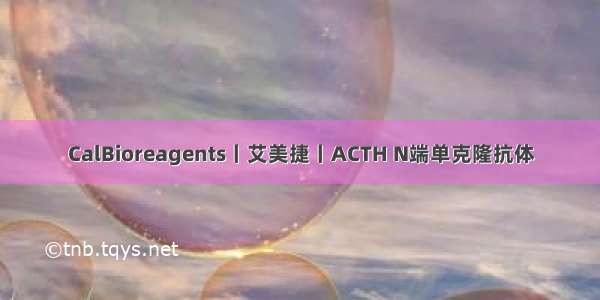 CalBioreagents丨艾美捷丨ACTH N端单克隆抗体