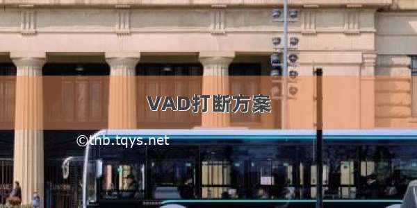 VAD打断方案