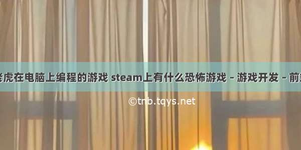 老虎在电脑上编程的游戏 steam上有什么恐怖游戏 – 游戏开发 – 前端