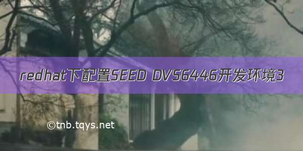 redhat下配置SEED DVS6446开发环境3