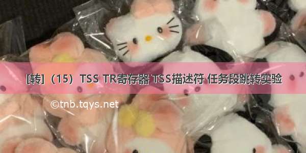 [转]（15）TSS TR寄存器 TSS描述符 任务段跳转实验