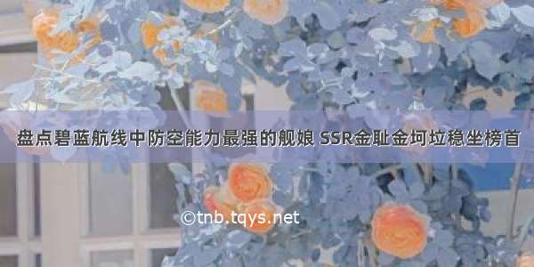 盘点碧蓝航线中防空能力最强的舰娘 SSR金耻金坷垃稳坐榜首